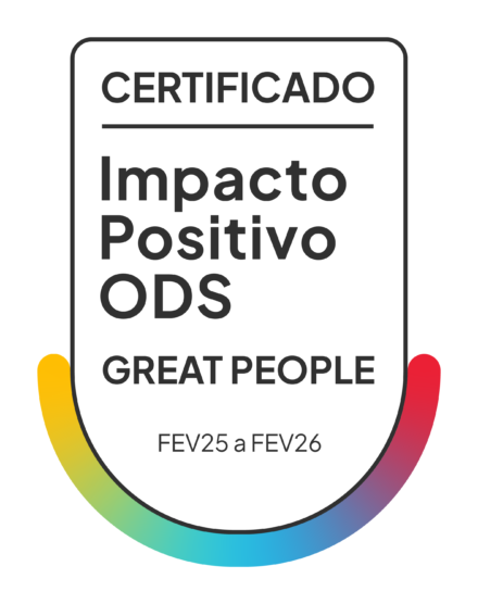 Certificado Impacto Positivo ODS, Great People, fev/2025 a fev/2026